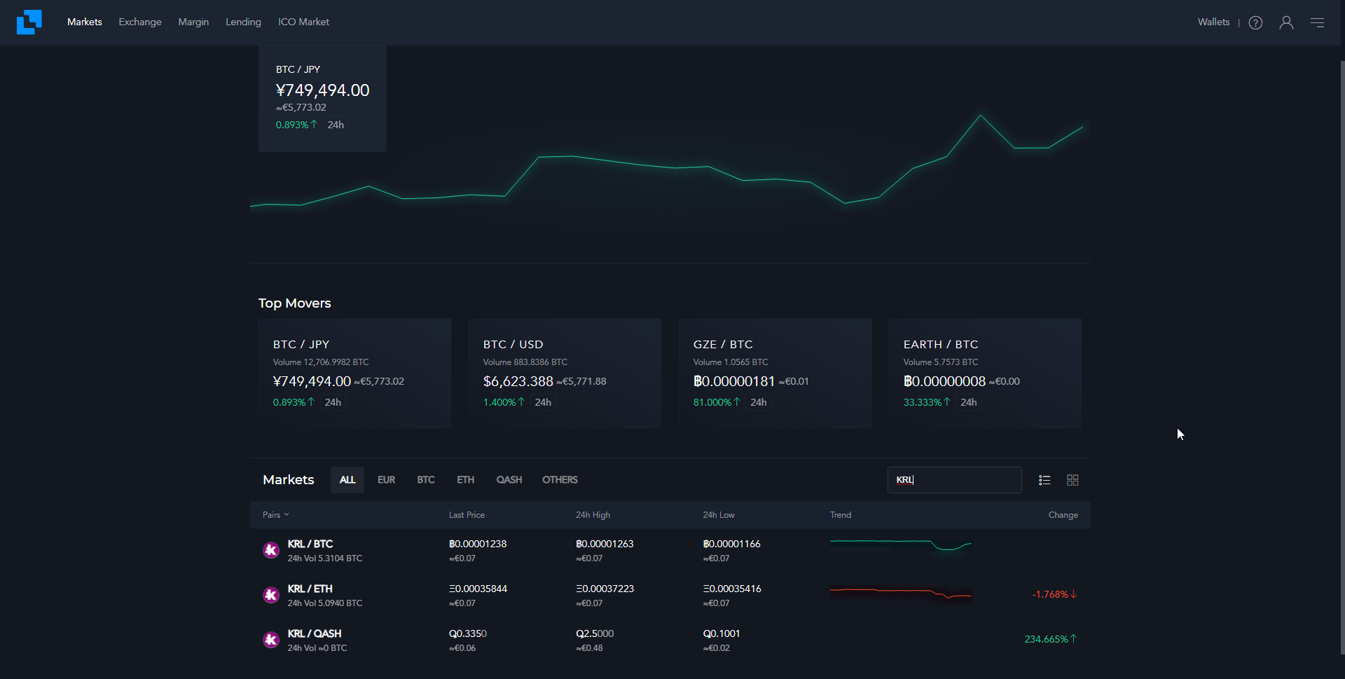 How to buy KRL tokens