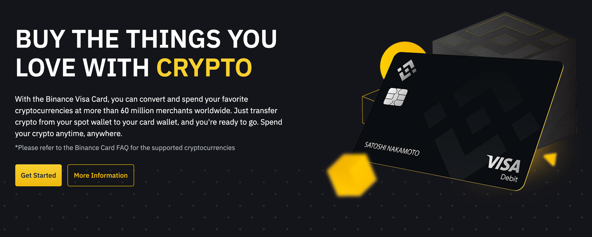 How to order the Binance Visa card