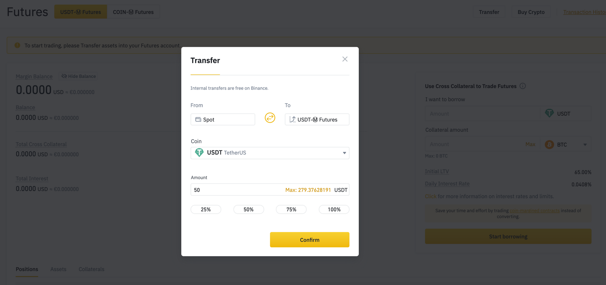 How to activate your Binance Futures account