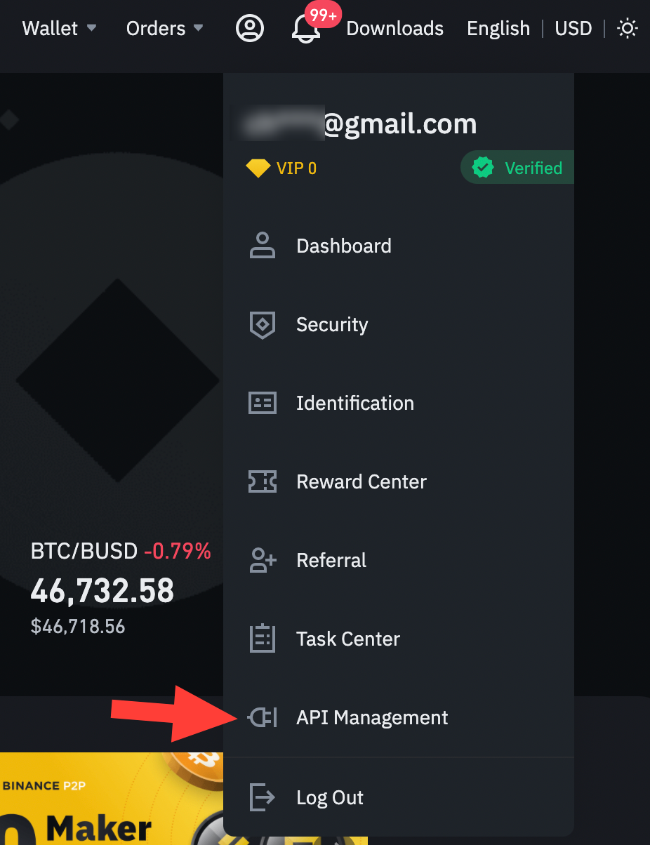 binance api orderbook