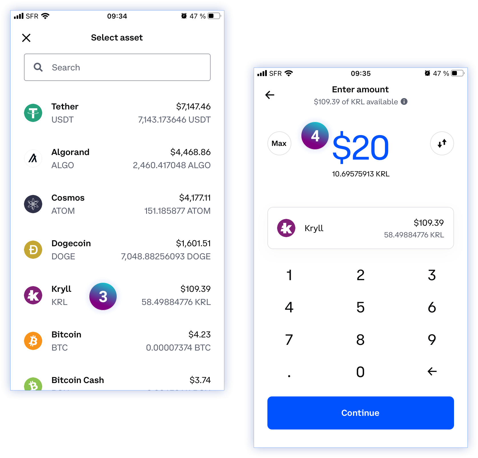 coinbase app qr scanner