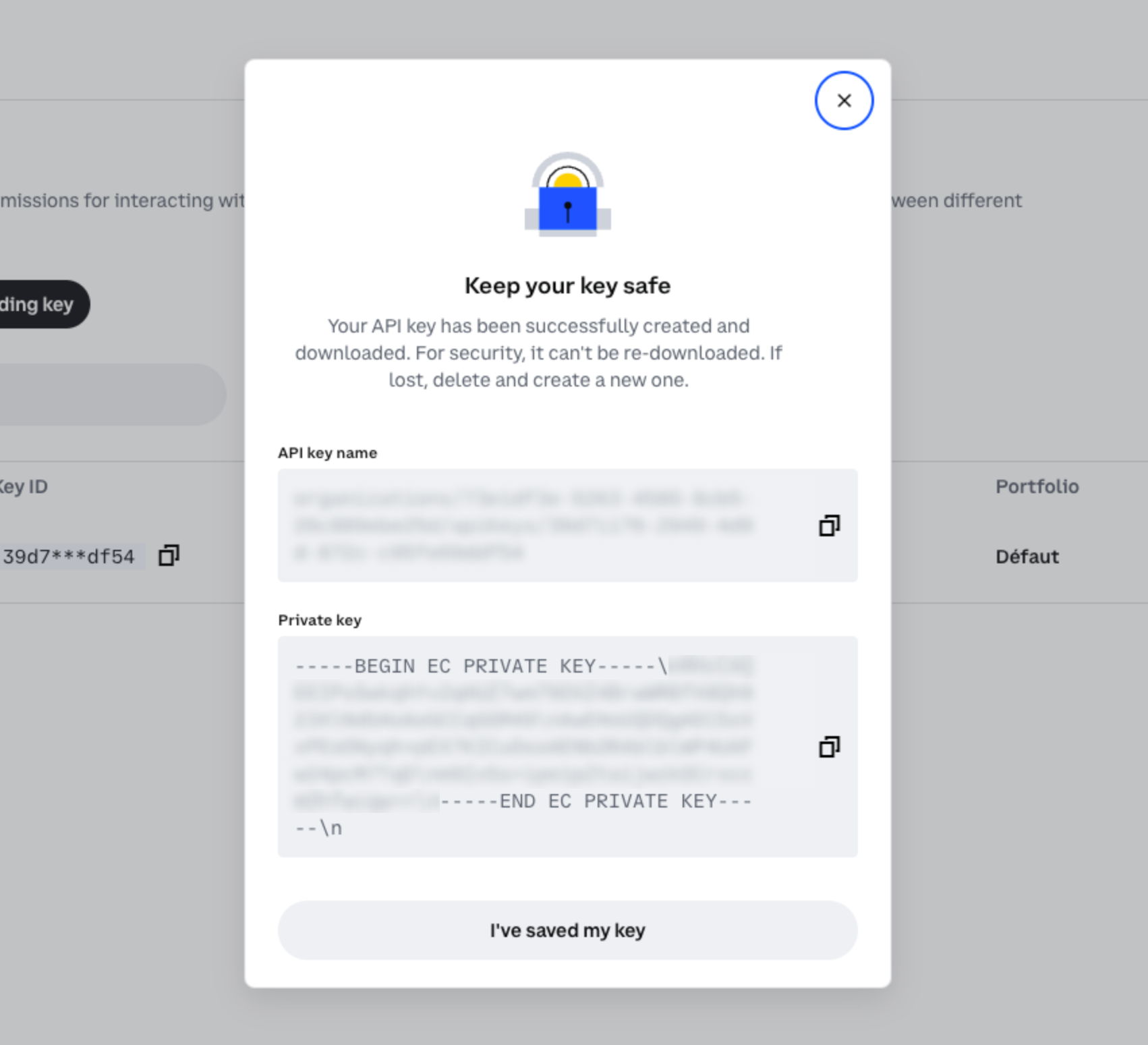 How to add your Coinbase API key to your Kryll account