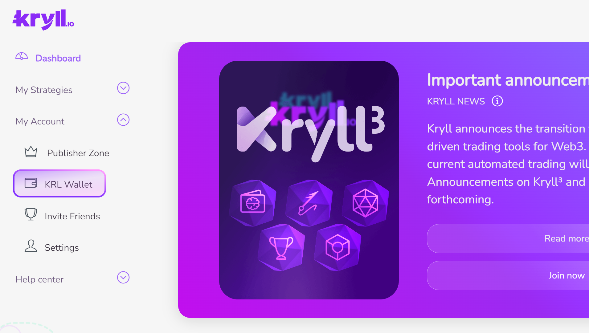 How to withdraw your KRL from the Kryll platform to an exchange platform